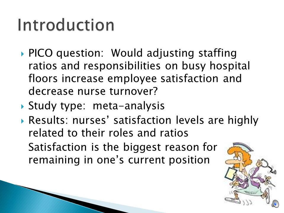 pico nursing research topics
