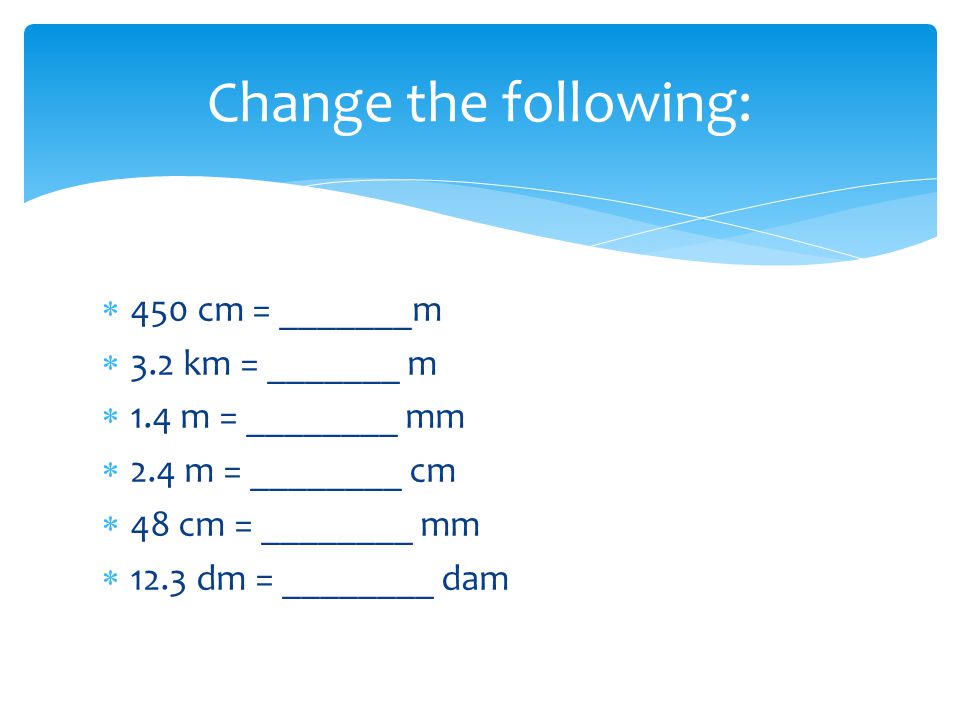 Introduction To The Metric System Ppt Download