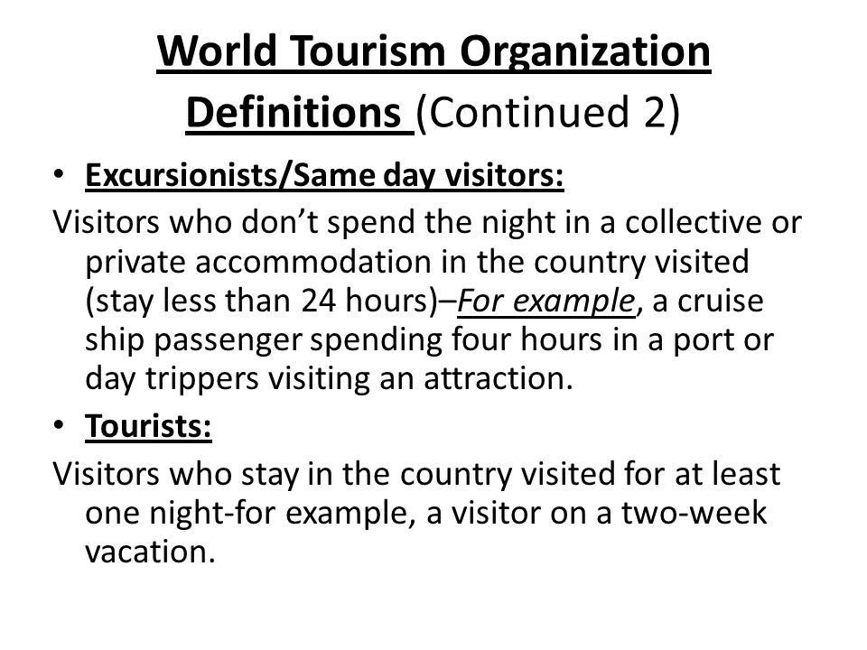 define excursionist