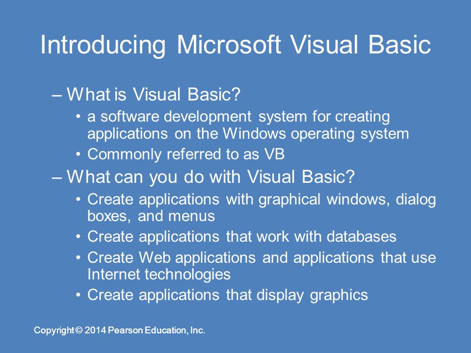 Introduction to Programming and Visual Basic - ppt video online download