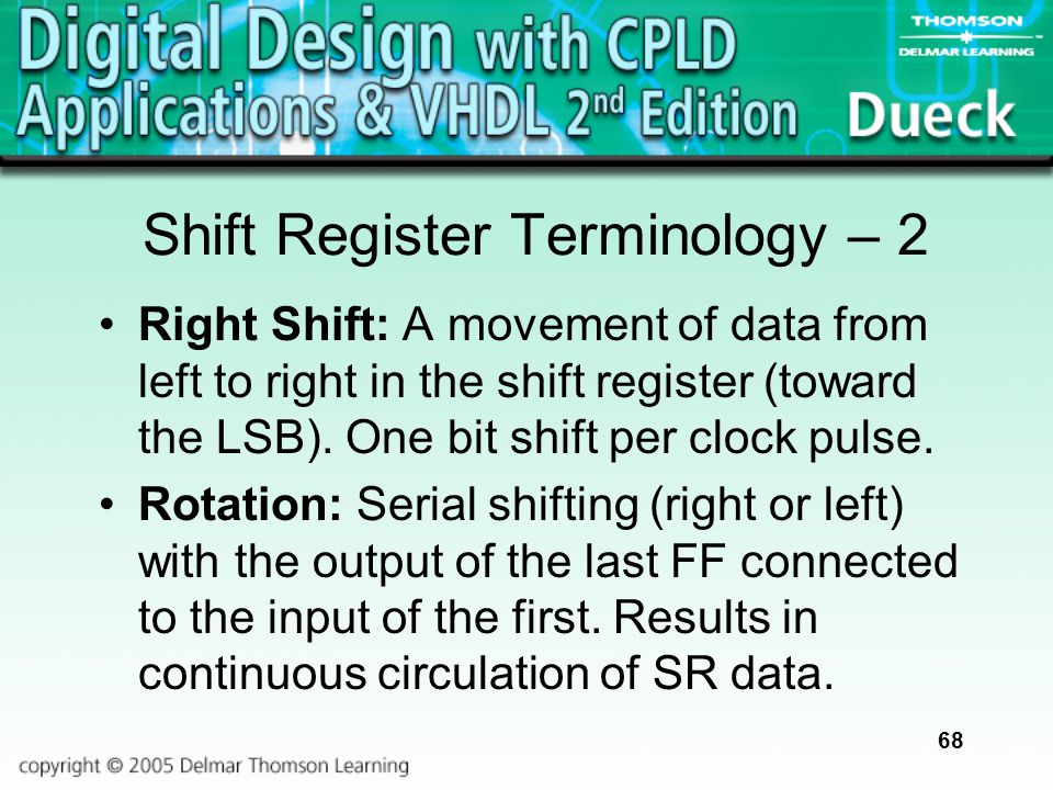 Shift Register Terminology – 2