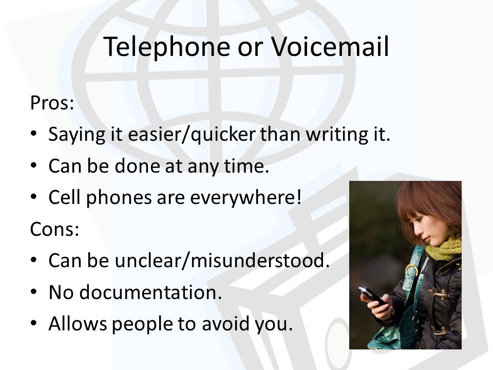 Telephone or Voic
