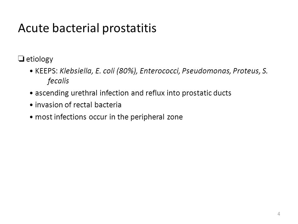 Hematuria prosztatitis