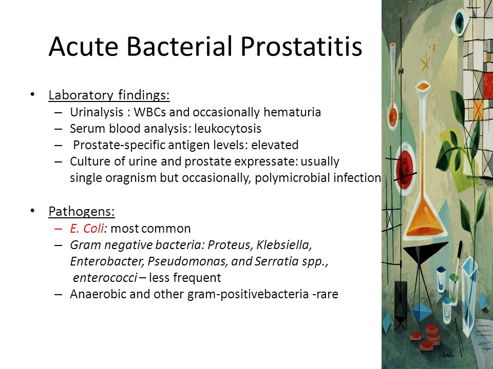 antibiotik za prostatitis
