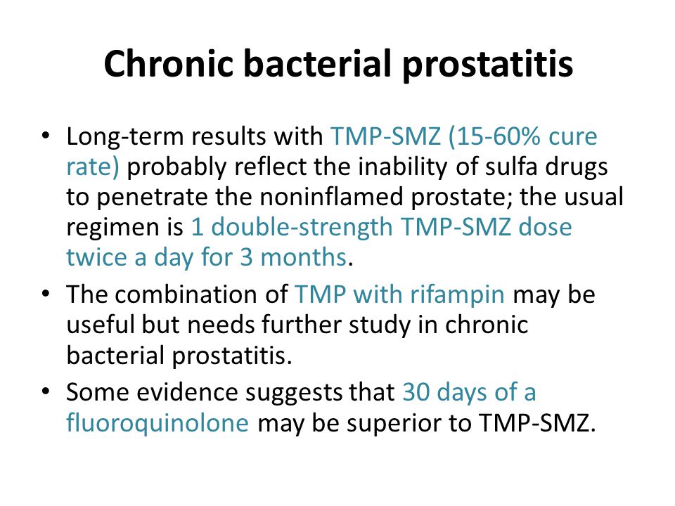 rifampin prostatitis