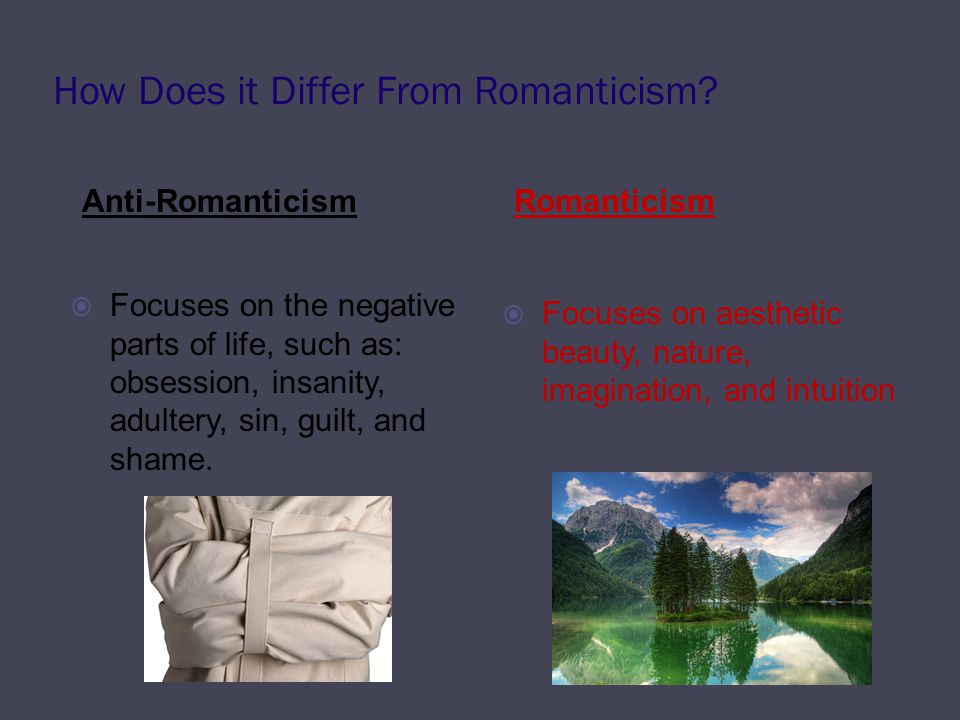 Anti romantic meaning