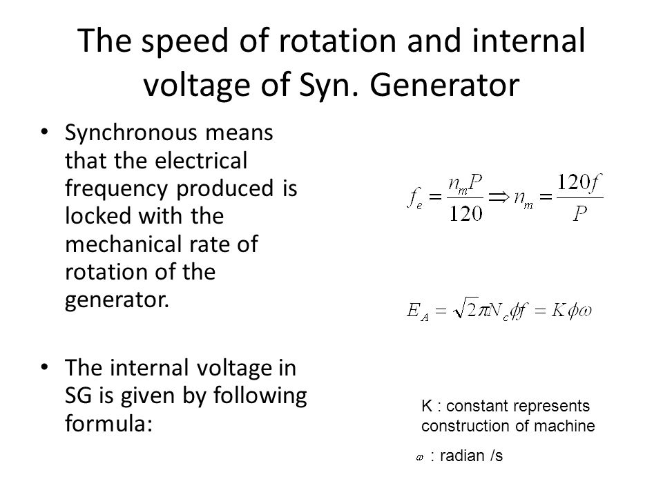 Synchronous Generator Ppt Video Online Download