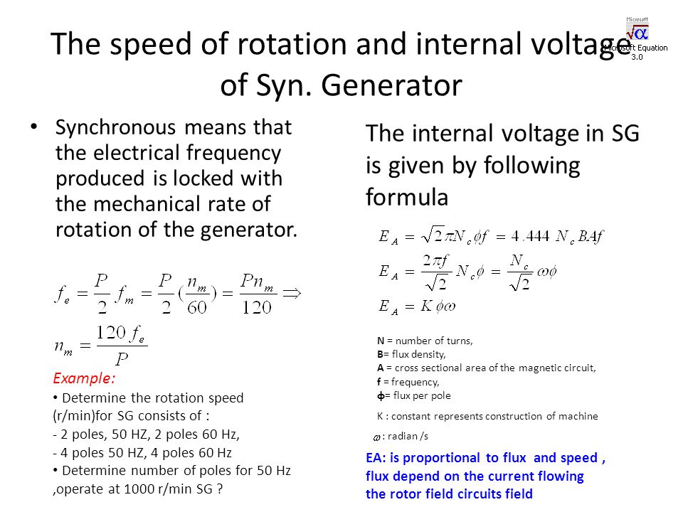 Synchronous Generator - ppt video online download