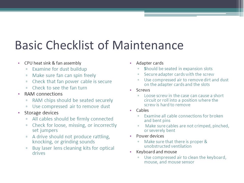 Chapter 4 Overview Of Preventive Maintenance Ppt Video Online Download