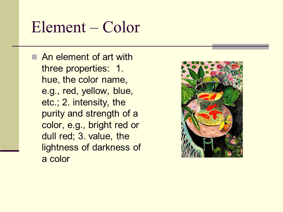 Element – Color