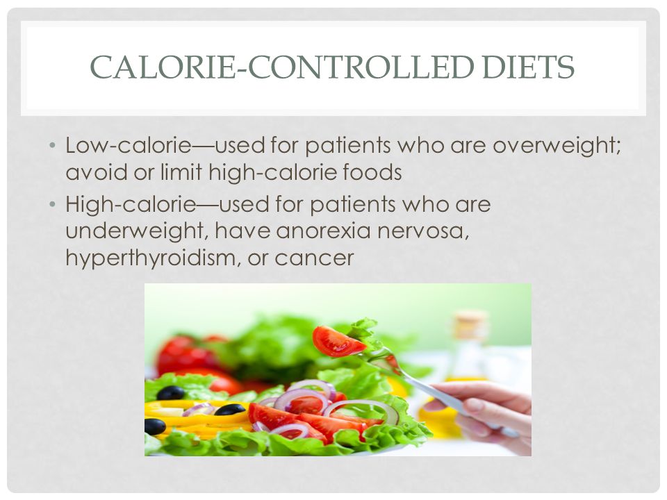 Calorie-Controlled Diets