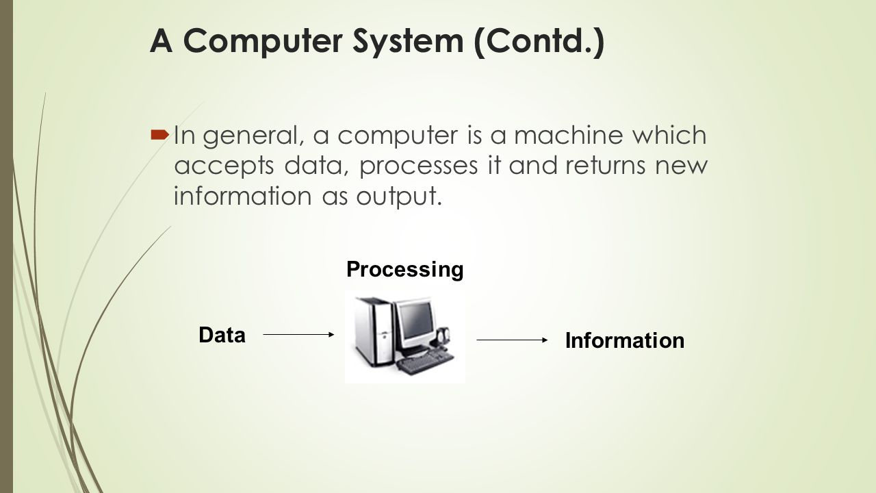 A Computer System (Contd.)