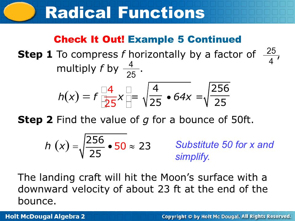 Radical Functions Warm Up Lesson Presentation Lesson Quiz Ppt Video Online Download