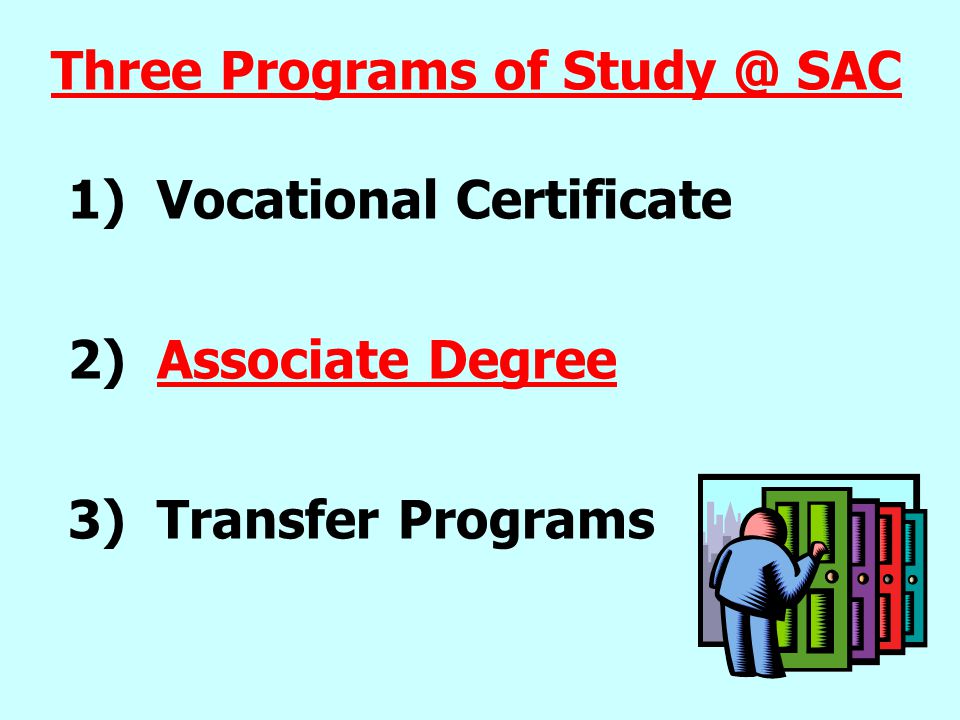Three Programs of SAC