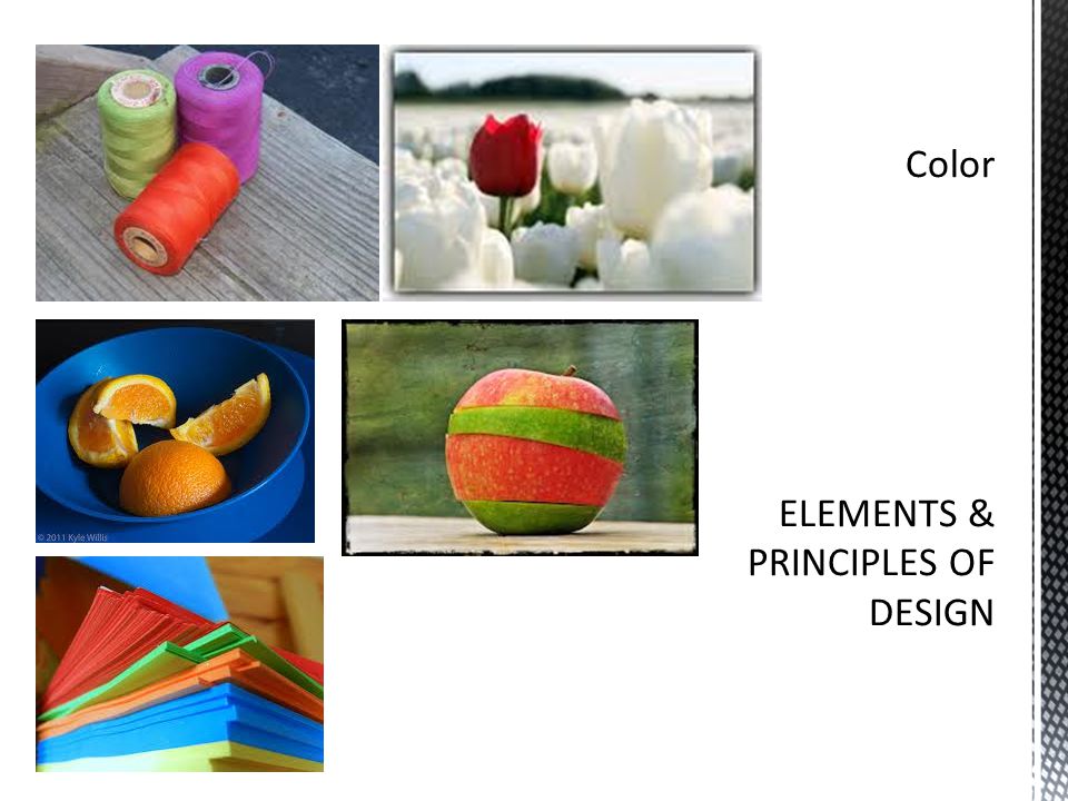 Color ELEMENTS & PRINCIPLES OF DESIGN