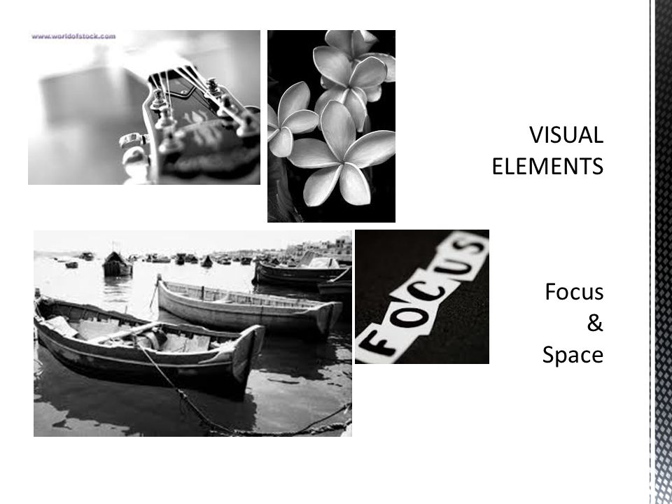 VISUAL ELEMENTS Focus & Space