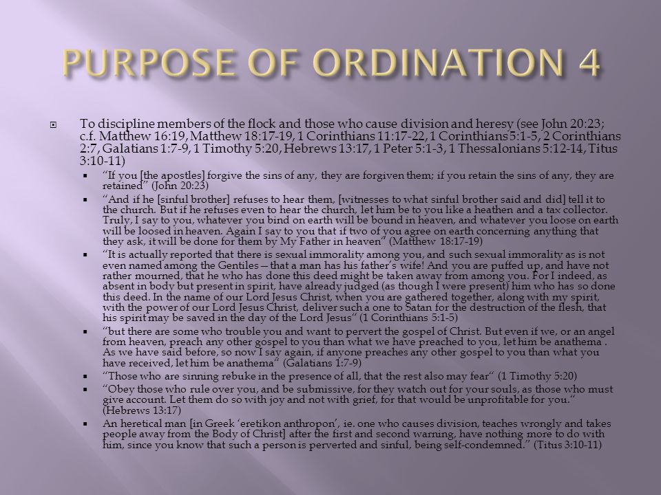 ORDINATION. - ppt video online download