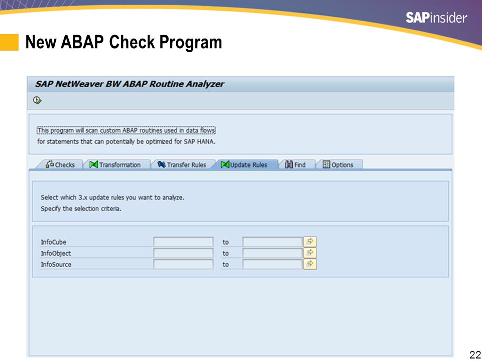 New ABAP Check Program