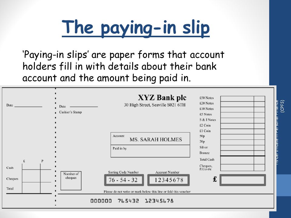Topic 4: Understand different types of bank account - ppt download