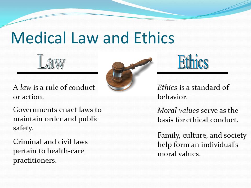 medical law and ethics