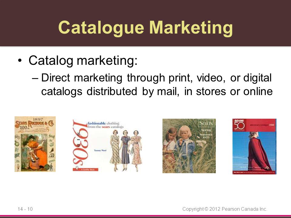 Catalogue Marketing Catalog marketing: