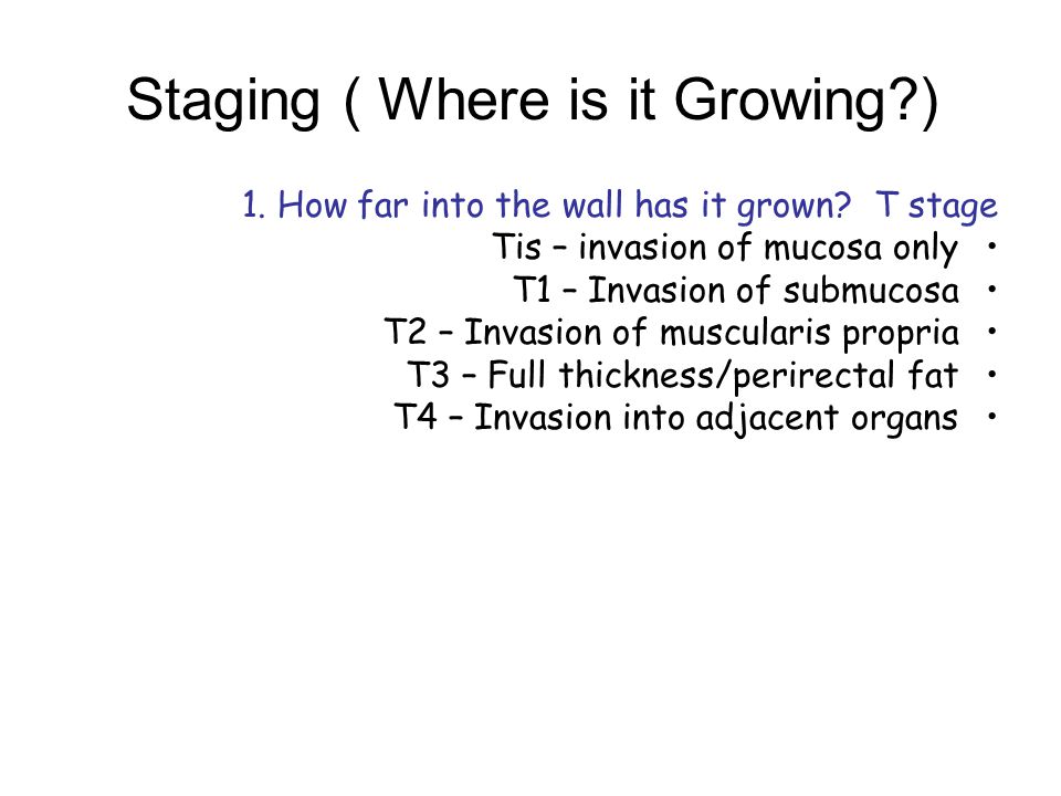 Staging ( Where is it Growing )