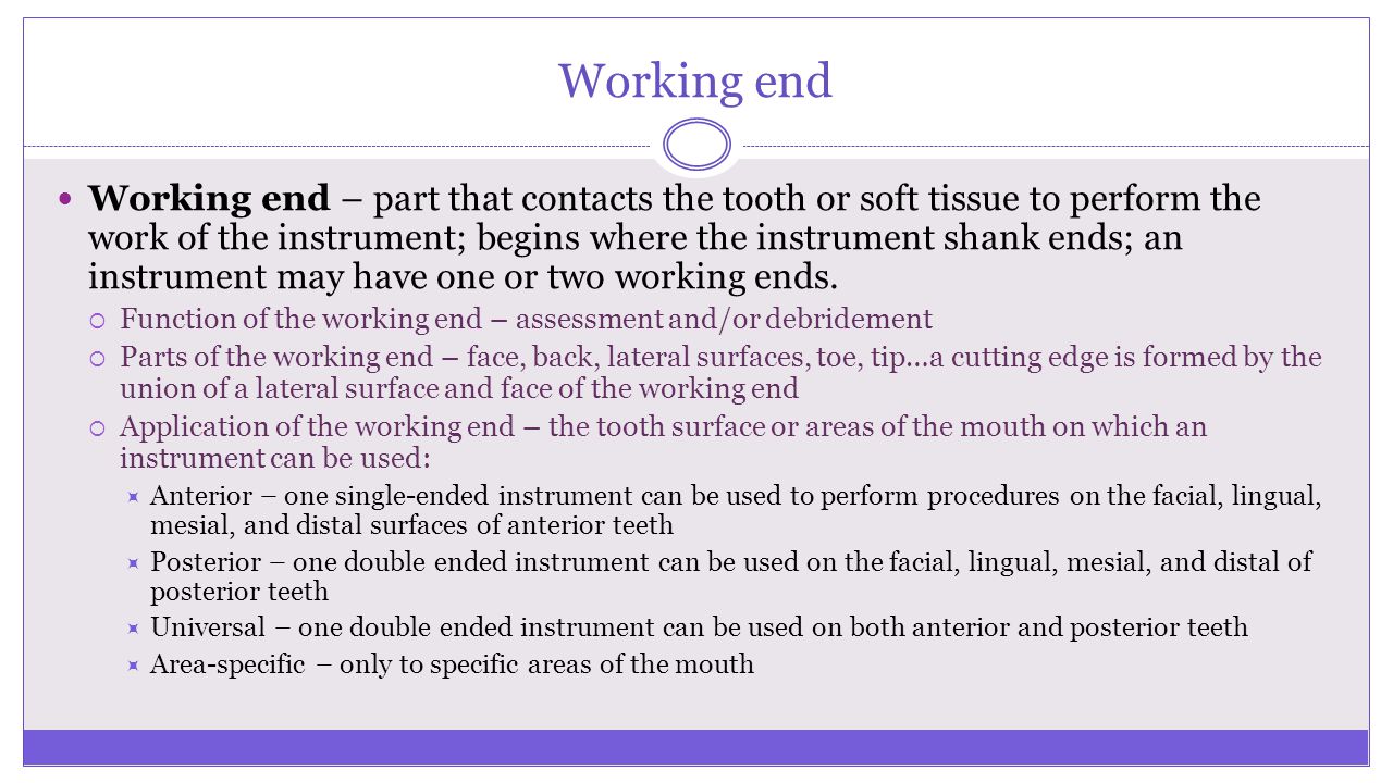 Instrumentation For The Dental Hygienist Ppt Download Instrumentation For The Dental Hygienist Ppt Download
