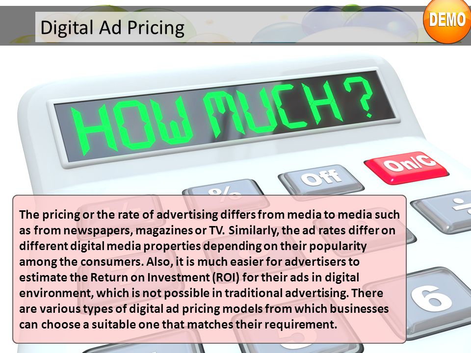 Digital Ad Pricing