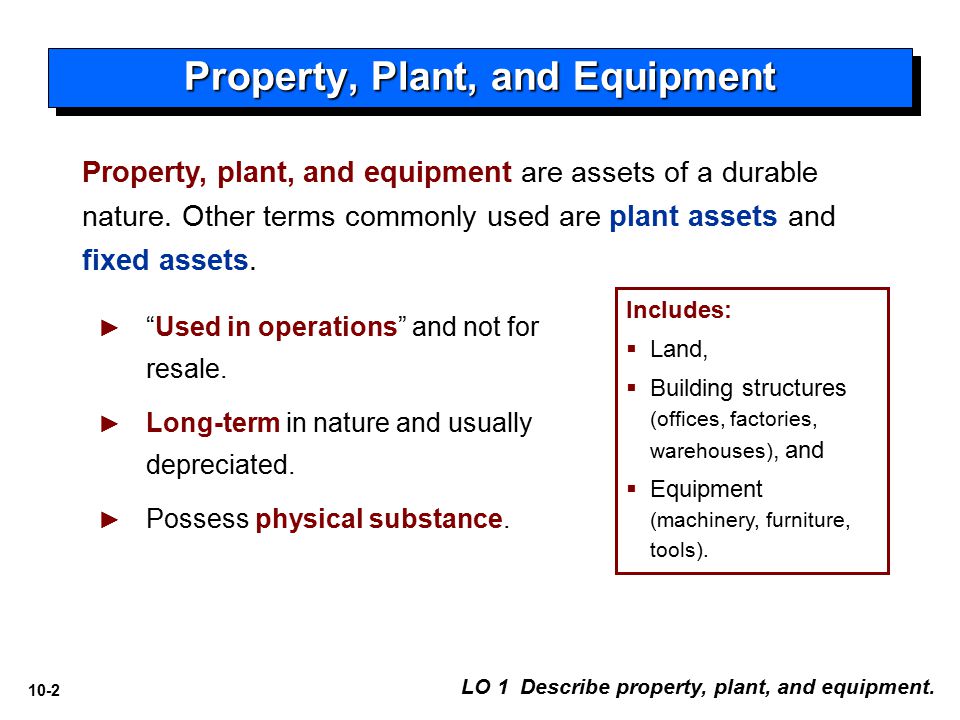 10 Acquisition and Disposition of Property, Plant, and Equipment