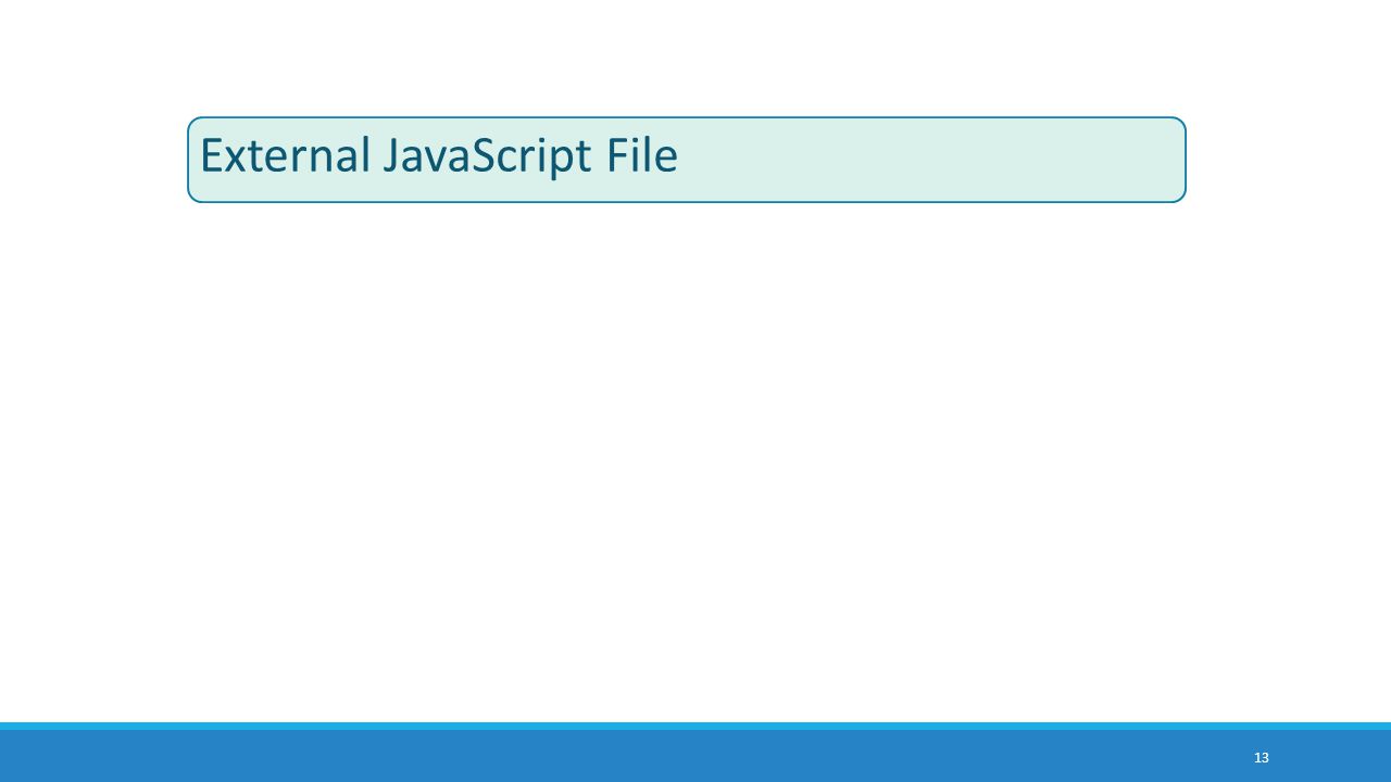 External JavaScript File