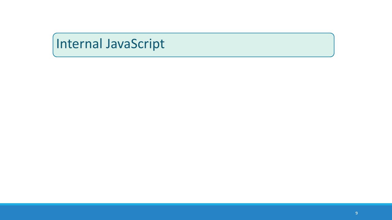 Internal JavaScript