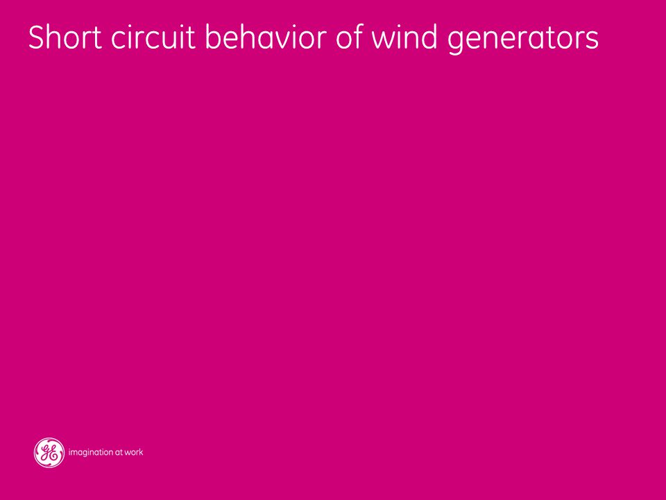 Short circuit behavior of wind generators
