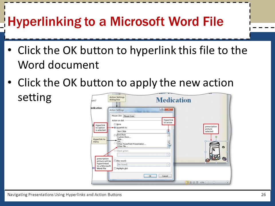 Hyperlinking to a Microsoft Word File