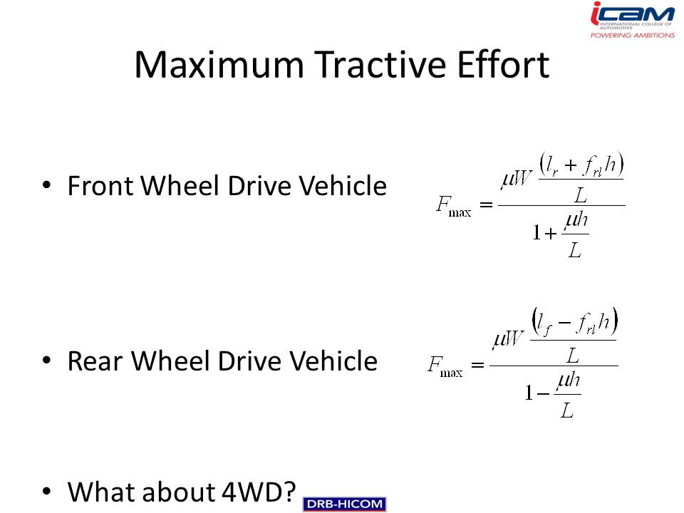 12. TRACTIVE EFFORT AND TRACTIVE RESISTANCE - ppt video online download