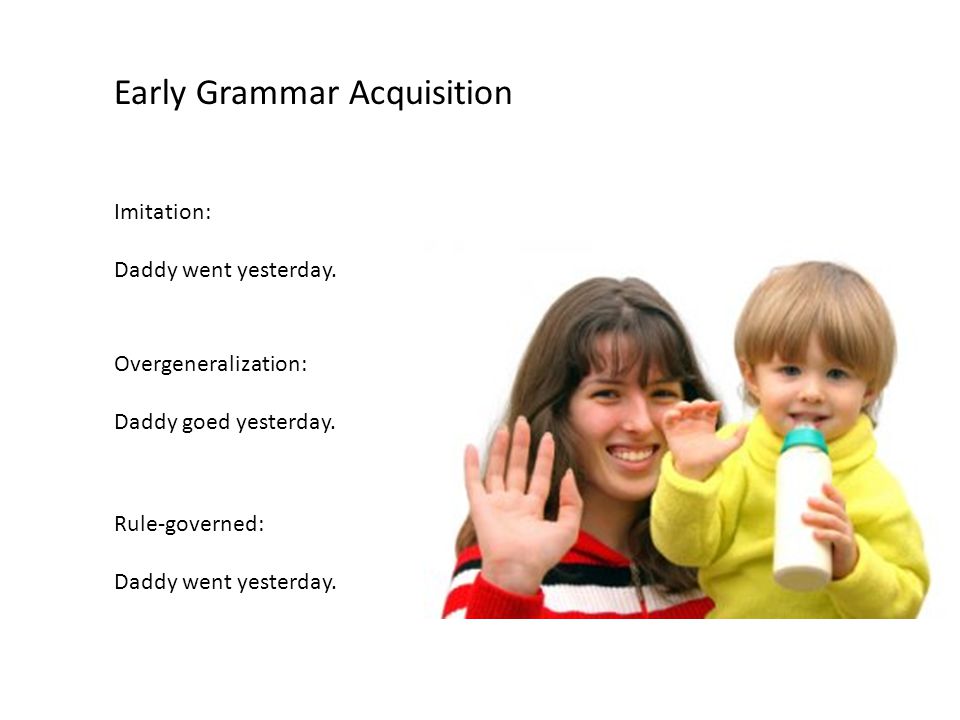 Early Grammar Acquisition