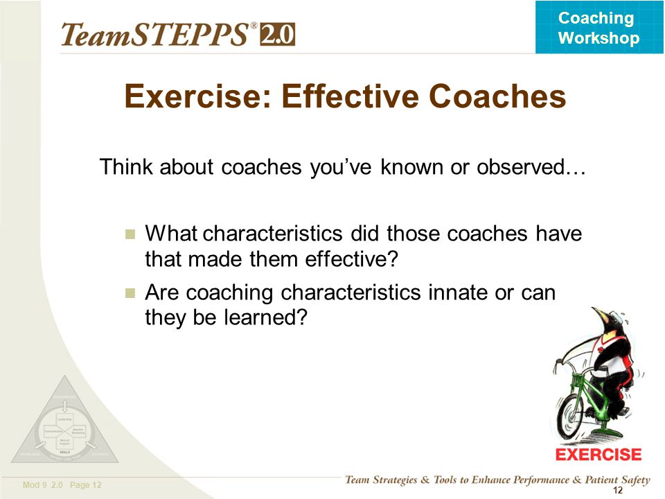 Exercise: Effective Coaches