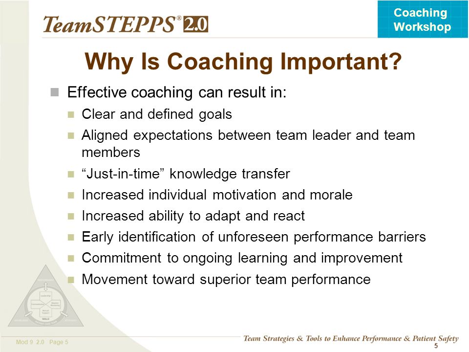 Why Is Coaching Important