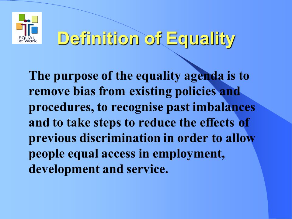 Presenter's Name Equality and Diversity Training Date - ppt download