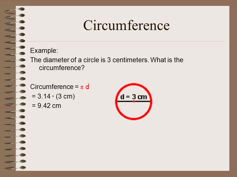 Circumference Example: