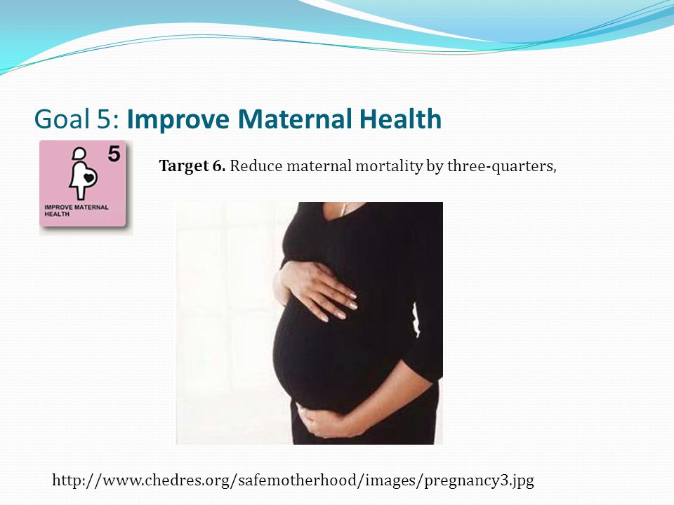 Goal 5: Improve Maternal Health
