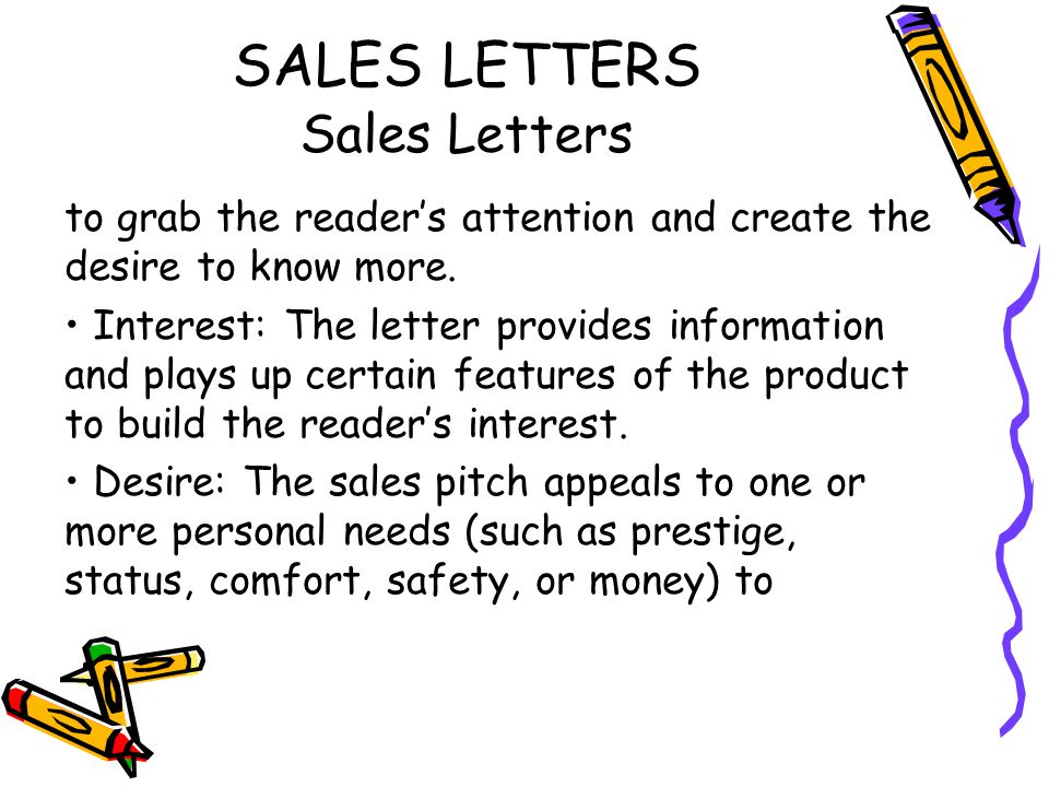 Sales And Public Relations Letters Ppt Video Online Download