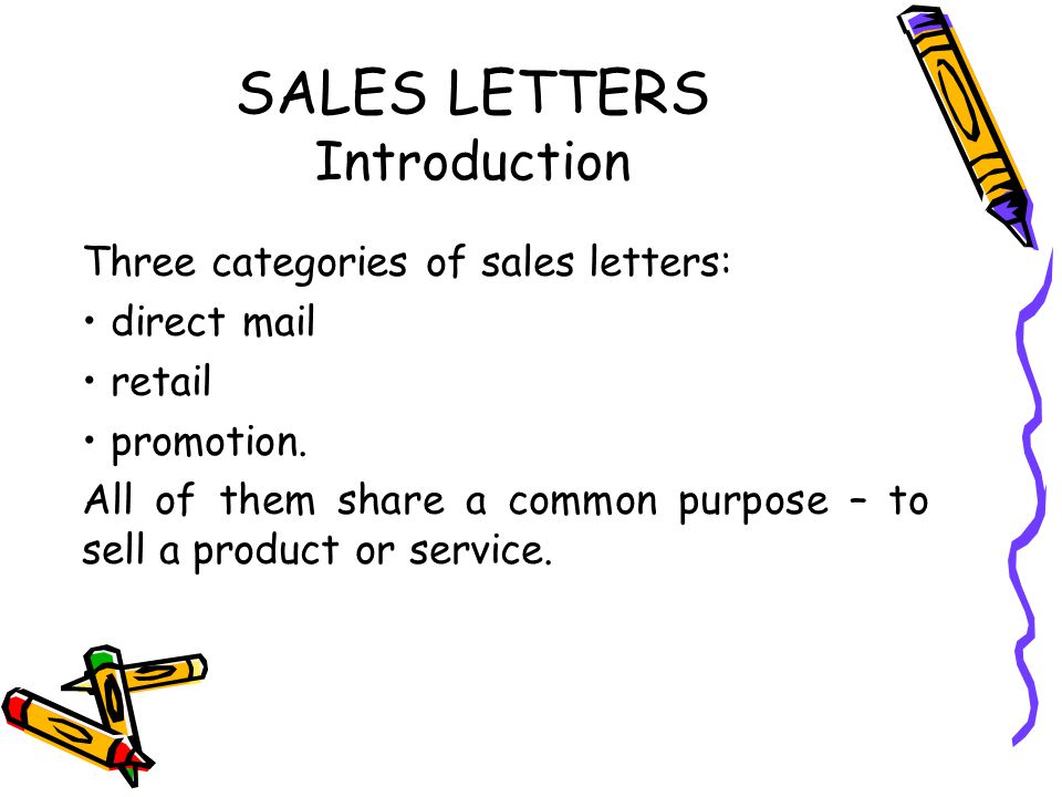 Sales And Public Relations Letters Ppt Video Online Download