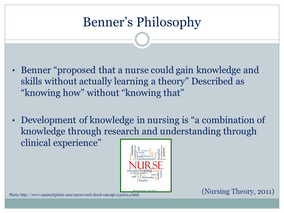 benner nursing theory
