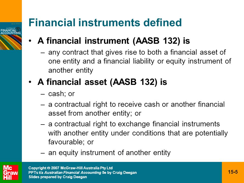 Accounting for financial instruments - ppt download