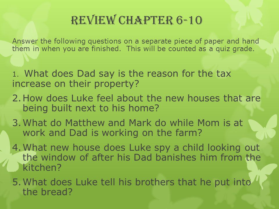 Review Chapter 1 Choose One Of The Questions Below And Write It In
