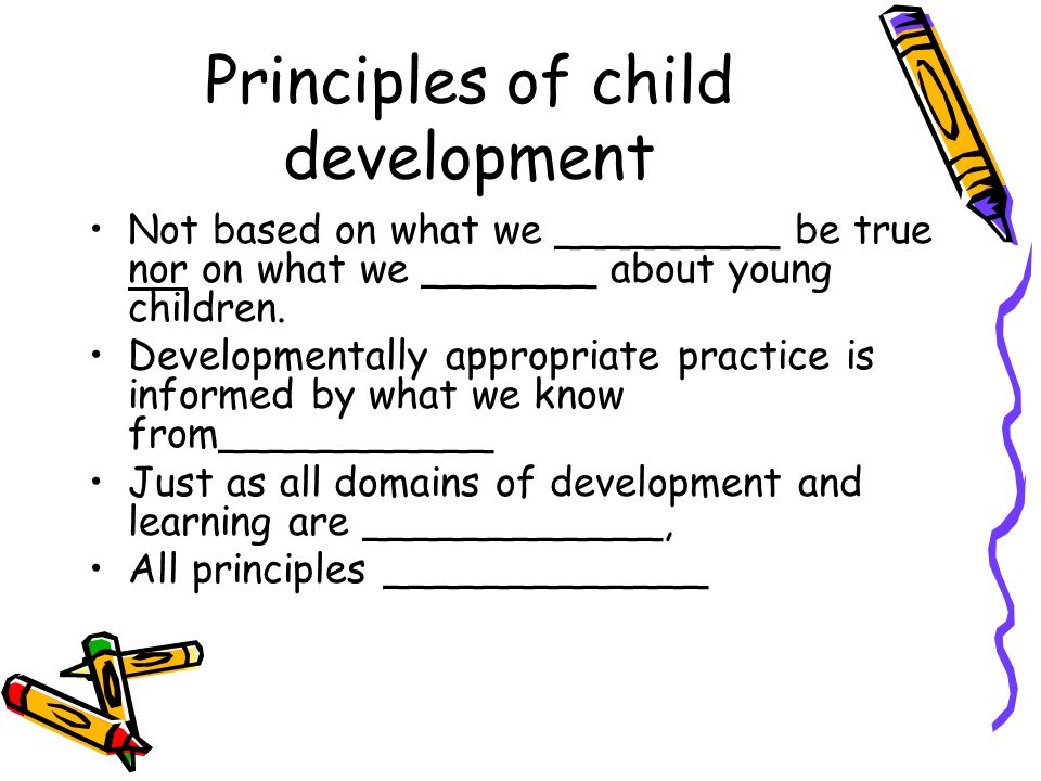 Principles of child development