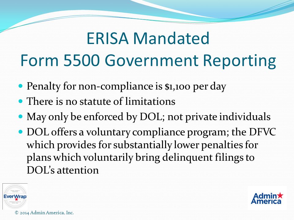 Erisa Compliance For Welfare Benefit Plans Ppt Video Online Download