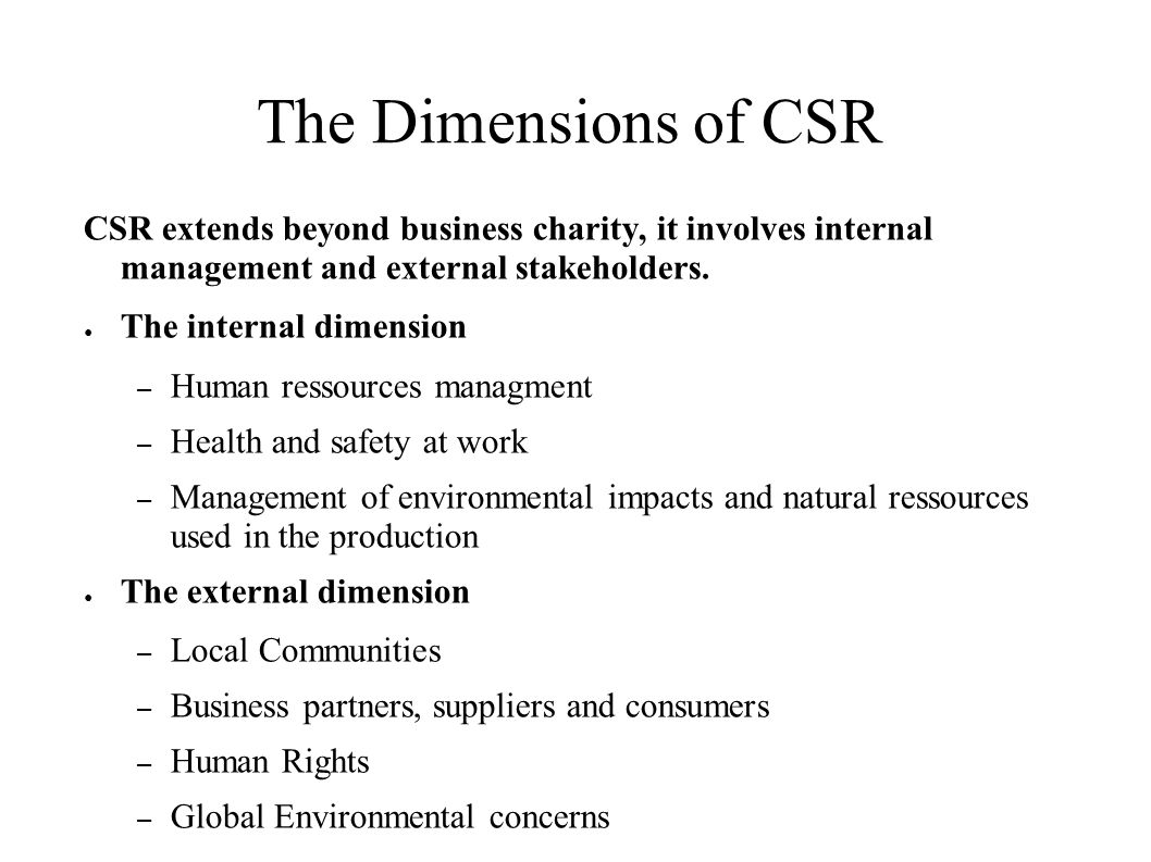 corporate social responsibility (csr) definition and tools - ppt