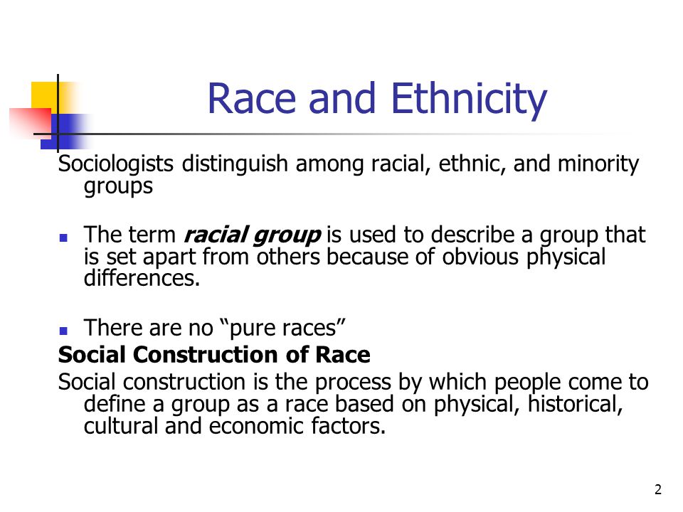 RACE AND ETHNICITY SOCIOLOGY ppt download