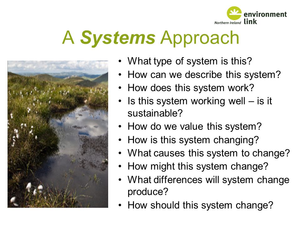 A Systems Approach What type of system is this